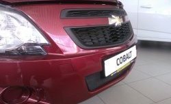 2 089 р. Нижняя сетка на бампер Russtal (черная) Chevrolet Cobalt седан дорестайлинг (2011-2016)  с доставкой в г. Пермь. Увеличить фотографию 5
