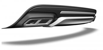5 299 р. Накладка на задний бампер Extreem Chevrolet Cruze J300 седан рестайлинг (2012-2015) (Неокрашенная)  с доставкой в г. Пермь. Увеличить фотографию 3