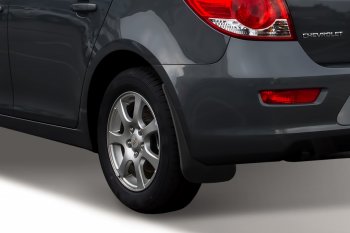 4 799 р. Задние брызговики Frosch Chevrolet Cruze J300 седан рестайлинг (2012-2015)  с доставкой в г. Пермь. Увеличить фотографию 2