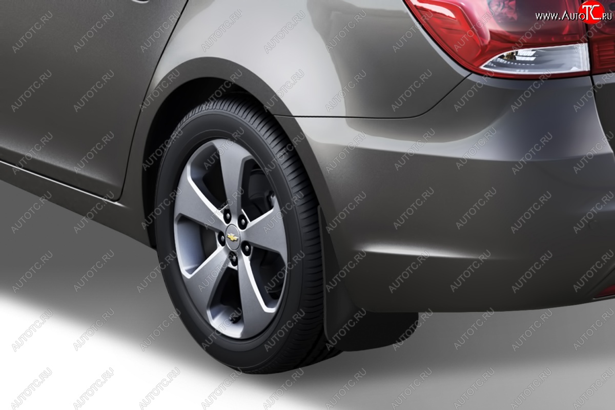 4 799 р. Задние брызговики Frosch Chevrolet Cruze J308 универсал рестайлинг (2012-2015)  с доставкой в г. Пермь