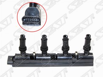 Катушка зажигания SAT (модуль, 1,4 Z14XEP/LUJ, 1,4 LUJ) Chevrolet Cruze  J308 (2012-2015), Opel Astra ( H,  J,  J GTC) (2007-2018)
