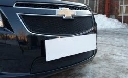 1 469 р. Нижняя сетка на бампер Russtal (черная) Chevrolet Cruze J305 хэтчбек дорестайлинг (2009-2012)  с доставкой в г. Пермь. Увеличить фотографию 3