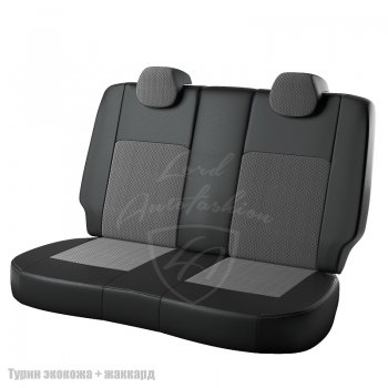 7 249 р. Чехлы для сидений Lord Autofashion Турин (экокожа/жаккард)  Chevrolet Cruze  J300 (2009-2015) седан дорестайлинг, седан рестайлинг (Черный, вставка Люкс-94)  с доставкой в г. Пермь. Увеличить фотографию 2