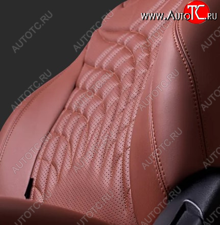 27 849 р. Чехлы для сидений Lord Autofashion Байрон ЖУК (экокожа, спинка 60/40, 2 П- и 1 Г-образных подголовника)  Chevrolet Cruze ( J300,  J305,  J308) (2009-2015) седан дорестайлинг, хэтчбек дорестайлинг, седан рестайлинг, универсал рестайлинг, хэтчбек рестайлинг (Коричневый, вставка коричневая, строчка коричневая)  с доставкой в г. Пермь