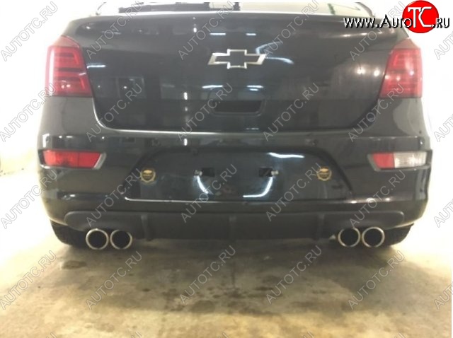 3 499 р. Диффузор заднего бампера CT Chevrolet Cruze J305 хэтчбек дорестайлинг (2009-2012) (Неокрашенная)  с доставкой в г. Пермь