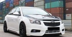 3 999 р. Накладка на передний бампер Extrime Chevrolet Cruze J305 хэтчбек дорестайлинг (2009-2012) (Неокрашенная)  с доставкой в г. Пермь. Увеличить фотографию 3