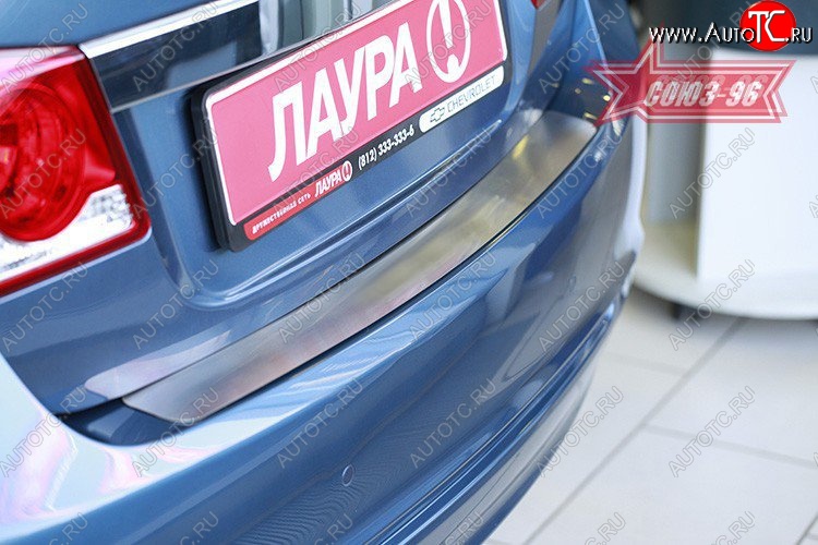 1 439 р. Накладка на задний бампер Souz-96 Chevrolet Cruze J300 седан дорестайлинг (2009-2012)  с доставкой в г. Пермь