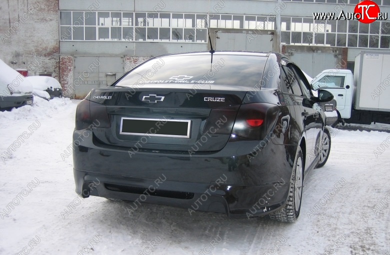 5 499 р. Накладка на задний бампер SPORT CLUB Chevrolet Cruze J305 хэтчбек дорестайлинг (2009-2012) (Неокрашенная)  с доставкой в г. Пермь