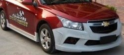 6 999 р. Передний бампер Sport Chevrolet Cruze J300 седан дорестайлинг (2009-2012) (Неокрашенный)  с доставкой в г. Пермь. Увеличить фотографию 2