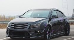 9 299 р. Передний бампер MYRIDE STYLE Chevrolet Cruze J300 седан дорестайлинг (2009-2012) (Неокрашенный)  с доставкой в г. Пермь. Увеличить фотографию 2