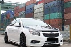 4 199 р. Пороги накладки Extrime Chevrolet Cruze J300 седан рестайлинг (2012-2015) (Неокрашенные)  с доставкой в г. Пермь. Увеличить фотографию 3