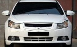 2 999 р. Решётка радиатора Road Runs style Chevrolet Cruze J300 седан дорестайлинг (2009-2012) (Неокрашенная)  с доставкой в г. Пермь. Увеличить фотографию 3