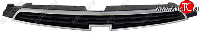 3 789 р. Решетка радиатора SAT (верхняя часть) Chevrolet Cruze J300 седан рестайлинг (2012-2015) (Неокрашенная)  с доставкой в г. Пермь