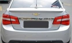 2 999 р. Лип спойлер CT Chevrolet Cruze J300 седан дорестайлинг (2009-2012) (Неокрашенный)  с доставкой в г. Пермь. Увеличить фотографию 3