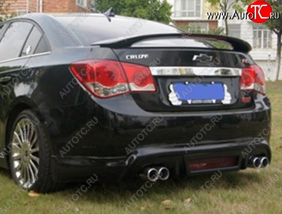 3 999 р. Спойлер CT Chevrolet Cruze J300 седан дорестайлинг (2009-2012) (Неокрашенный)  с доставкой в г. Пермь