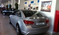 6 849 р. Спойлер LitCompany Chevrolet Cruze J300 седан дорестайлинг (2009-2012) (Неокрашенный)  с доставкой в г. Пермь. Увеличить фотографию 5