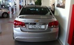 6 849 р. Спойлер LitCompany Chevrolet Cruze J300 седан дорестайлинг (2009-2012) (Неокрашенный)  с доставкой в г. Пермь. Увеличить фотографию 6