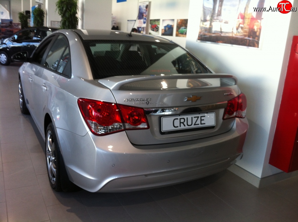 6 849 р. Спойлер LitCompany Chevrolet Cruze J300 седан дорестайлинг (2009-2012) (Неокрашенный)  с доставкой в г. Пермь