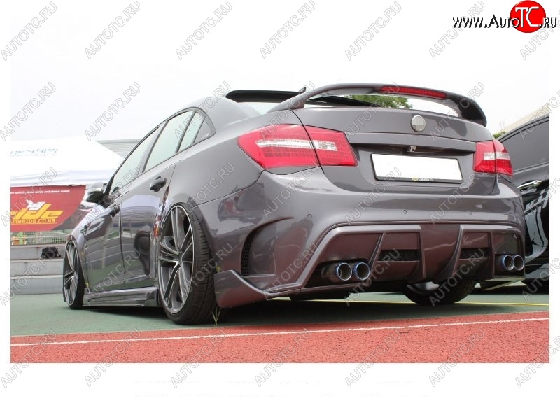 11 899 р. Задний бампер MYRIDE STYLE Chevrolet Cruze J300 седан дорестайлинг (2009-2012) (Неокрашенный)  с доставкой в г. Пермь