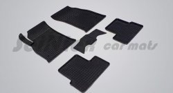 Износостойкие коврики в салон с рисунком Сетка SeiNtex Premium 4 шт. (резина) Chevrolet Cruze ( J300,  J305,  J308) (2009-2015) седан дорестайлинг, хэтчбек дорестайлинг, седан рестайлинг, универсал рестайлинг, хэтчбек рестайлинг