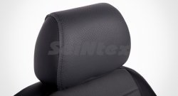 5 999 р. Чехлы для сидений SeiNtex (экокожа)  Chevrolet Cruze ( J300,  J305) (2009-2015) седан дорестайлинг, хэтчбек дорестайлинг, седан рестайлинг, хэтчбек рестайлинг (Серый цвет)  с доставкой в г. Пермь. Увеличить фотографию 3