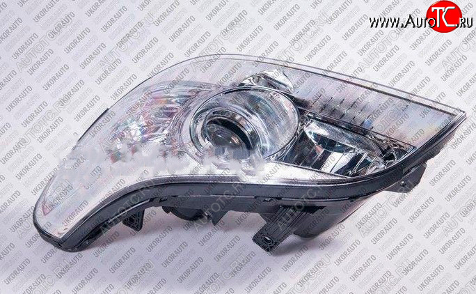 4 549 р. Левая фара UKOR AUTO (с мех. корректором) Chevrolet Epica V250 (2006-2012)  с доставкой в г. Пермь