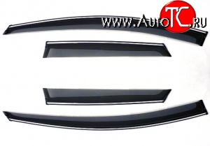 999 р. Комплект дефлекторов окон (ветровиков) 4 шт. (седан) Russtal Chevrolet Epica V250 (2006-2012)  с доставкой в г. Пермь
