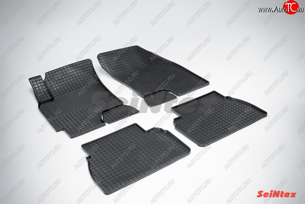 3 269 р. Износостойкие резиновые коврики в салон Сетка Seintex Chevrolet Epica V250 (2006-2012)  с доставкой в г. Пермь