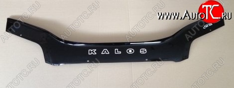 999 р. Дефлектор капота Russtal Chevrolet Kalos (2003-2008)  с доставкой в г. Пермь