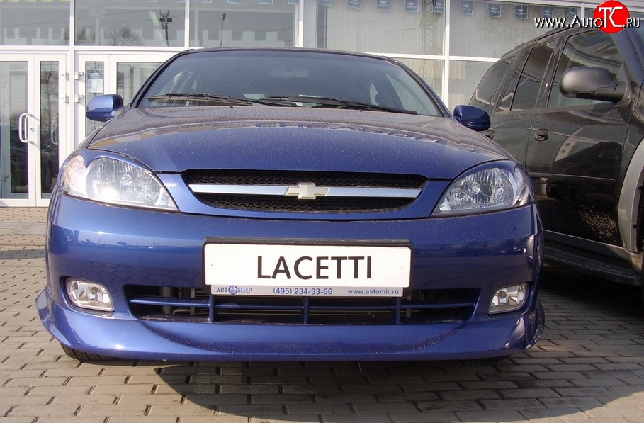 3 899 р. Накладка переднего бампера ATL Chevrolet Lacetti хэтчбек (2002-2013) (Неокрашенная)  с доставкой в г. Пермь