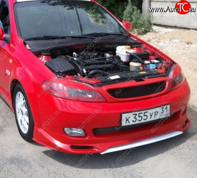 1 249 р. Нижняя планка для накладки переднего бампера CT 1 Chevrolet Lacetti хэтчбек (2002-2013) (Неокрашенная)  с доставкой в г. Пермь