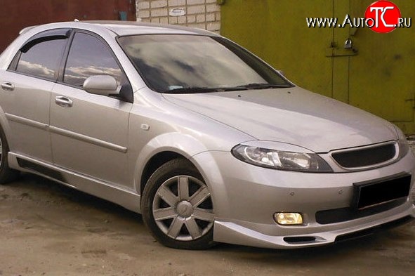 999 р. Реснички на фары M-VRS Chevrolet Lacetti хэтчбек (2002-2013) (Неокрашенные)  с доставкой в г. Пермь