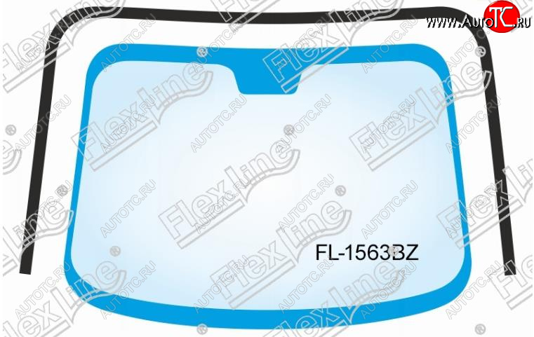 2 859 р. Молдинг лобового стекла FlexLine Chevrolet Lacetti хэтчбек (2002-2013)  с доставкой в г. Пермь