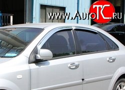 999 р. Комплект дефлекторов окон (ветровиков) 4 шт. Russtal Chevrolet Lacetti седан (2002-2013)  с доставкой в г. Пермь