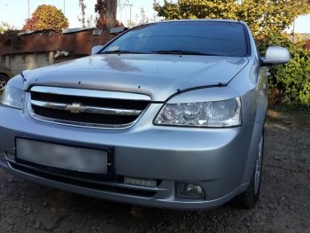 469 р. Реснички на фары KURAJ Chevrolet Lacetti седан (2002-2013) (Неокрашенные)  с доставкой в г. Пермь. Увеличить фотографию 3