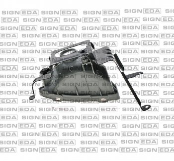 1 089 р. Левая противотуманная фара SIGNEDA  Chevrolet Lacetti  седан (2002-2013)  с доставкой в г. Пермь. Увеличить фотографию 2