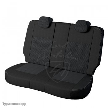 6 749 р. Чехлы для сидений Lord Autofashion Турин (жаккард)  Chevrolet Lacetti  седан (2002-2013), Daewoo Gentra (2005-2011) (Черный, вставка Вега)  с доставкой в г. Пермь. Увеличить фотографию 2