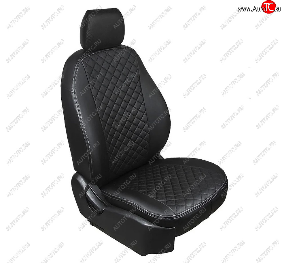 6 449 р. Чехлы Seintex (экокожа/ромб) Chevrolet Lacetti седан (2002-2013)  с доставкой в г. Пермь