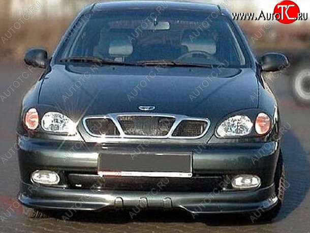 3 399 р. Накладка на передний бампер CT v3 ЗАЗ Sens седан (2007-2017) (Неокрашенная)  с доставкой в г. Пермь