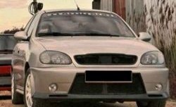 6 249 р. Передний бампер CT Chevrolet Lanos T100 седан (2002-2017) (Неокрашенный)  с доставкой в г. Пермь. Увеличить фотографию 2