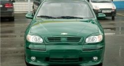 499 р. Комплект ресничек на фары Дельта Chevrolet Lanos T100 седан (2002-2017) (Неокрашенные)  с доставкой в г. Пермь. Увеличить фотографию 6