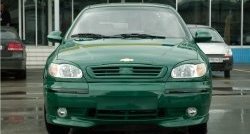 499 р. Комплект ресничек на фары Дельта Chevrolet Lanos T100 седан (2002-2017) (Неокрашенные)  с доставкой в г. Пермь. Увеличить фотографию 7
