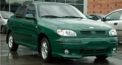 499 р. Комплект ресничек на фары Дельта Chevrolet Lanos T100 седан (2002-2017) (Неокрашенные)  с доставкой в г. Пермь. Увеличить фотографию 8