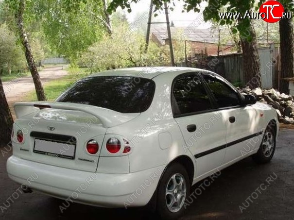 3 749 р. Спойлер CT v4 Daewoo Sense Т100 седан (1997-2008) (Неокрашенный)  с доставкой в г. Пермь