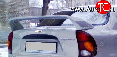 3 049 р. Спойлер Nika (АБС-пластик) Chevrolet Lanos T100 седан (2002-2017) (Неокрашенный)  с доставкой в г. Пермь