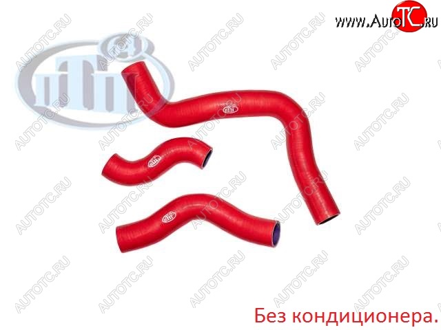 2 499 р. Патрубки радиатора ПТП64 Chevrolet Lanos T100 седан (2002-2017) (Без кондиционера)  с доставкой в г. Пермь