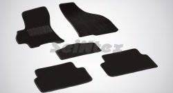 Износостойкие коврики в салон SeiNtex Premium LUX (ворсовые) Chevrolet Lanos T100 седан (2002-2017) (Черный)