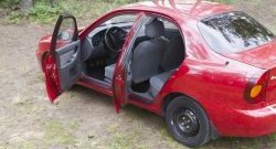 Накладки на внутренние пороги RA Chevrolet Lanos T100 седан (2002-2017) (Передние)