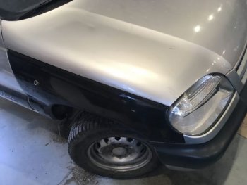 4 799 р. Левое крыло переднее Avpplast (пластиковое)  Chevrolet Niva  2123 (2002-2008), Лада 2123 (Нива Шевроле) (2002-2008) (Неокрашенное)  с доставкой в г. Пермь. Увеличить фотографию 2