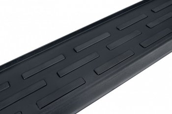 16 999 р. Пороги алюминиевые Slitkoff Chevrolet Niva 2123 рестайлинг (2009-2020) (Premium Black)  с доставкой в г. Пермь. Увеличить фотографию 3